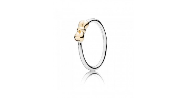 Pandora petite bow on sale ring